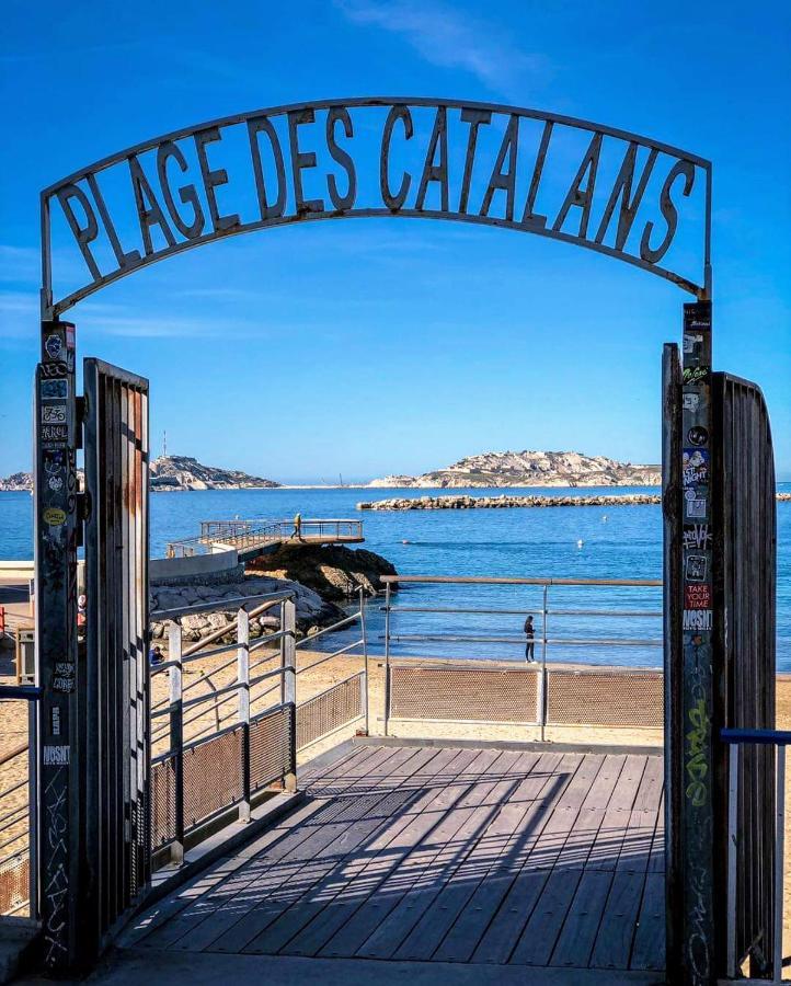 Studio Coin Nuit, Entre Plage Et Centre Marseille Ngoại thất bức ảnh