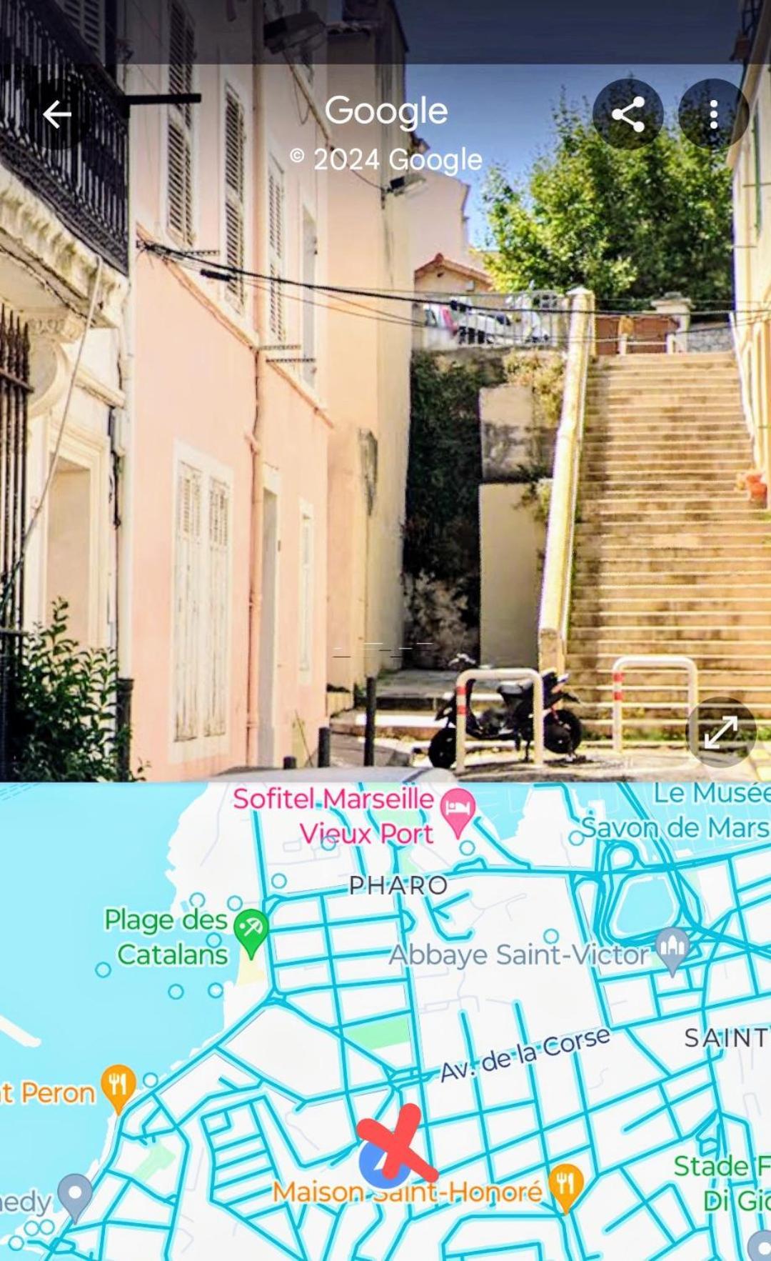Studio Coin Nuit, Entre Plage Et Centre Marseille Ngoại thất bức ảnh