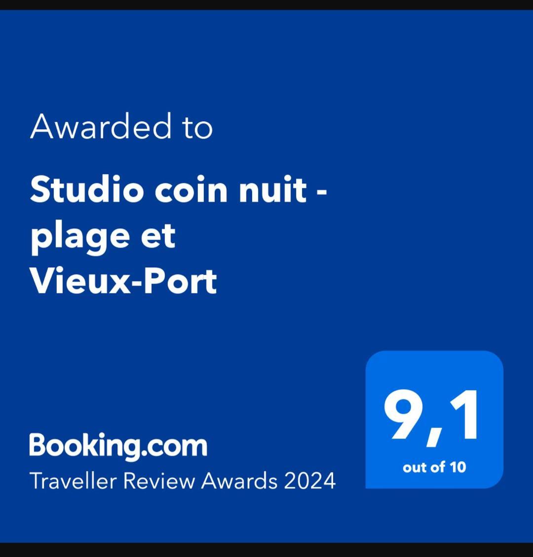Studio Coin Nuit, Entre Plage Et Centre Marseille Ngoại thất bức ảnh