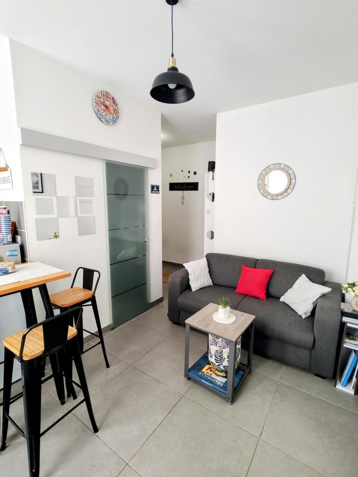 Studio Coin Nuit, Entre Plage Et Centre Marseille Ngoại thất bức ảnh