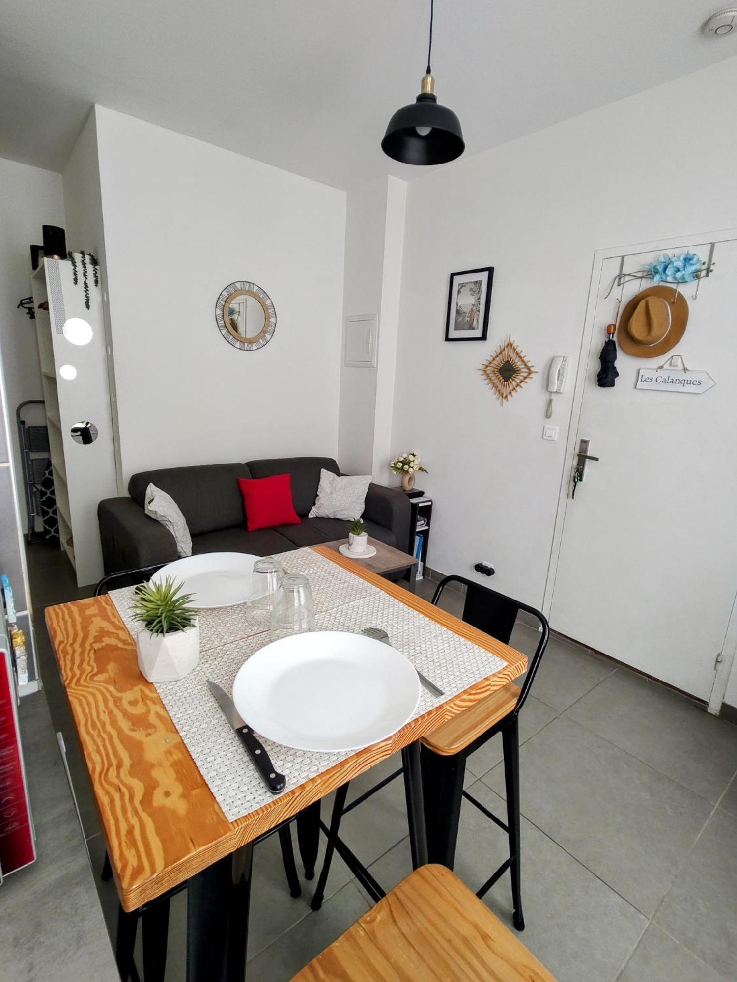 Studio Coin Nuit, Entre Plage Et Centre Marseille Ngoại thất bức ảnh